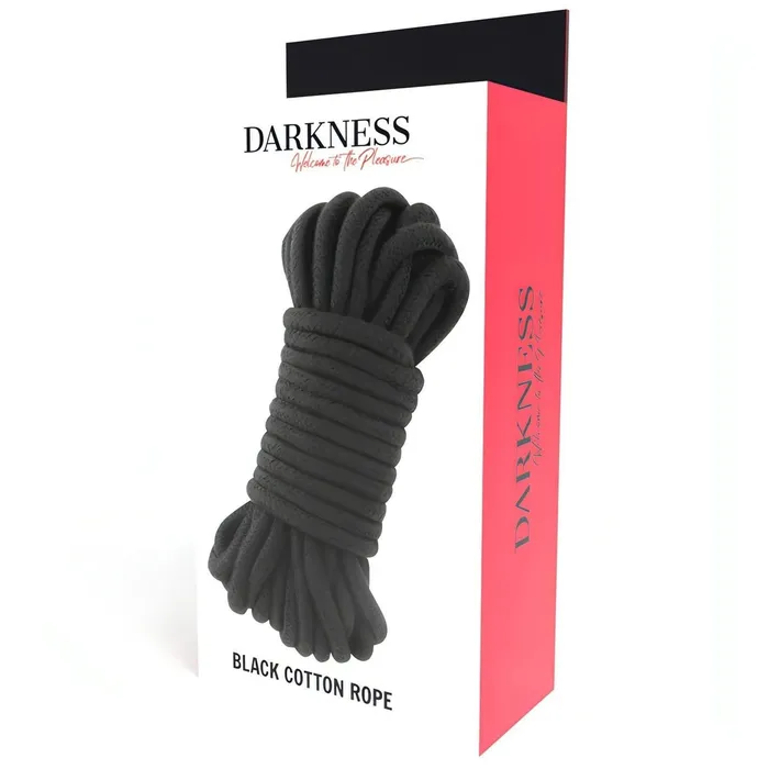 Darkness Female Sex Toys | Corda Bondage in 100% Cotone - Nero, 10 metri