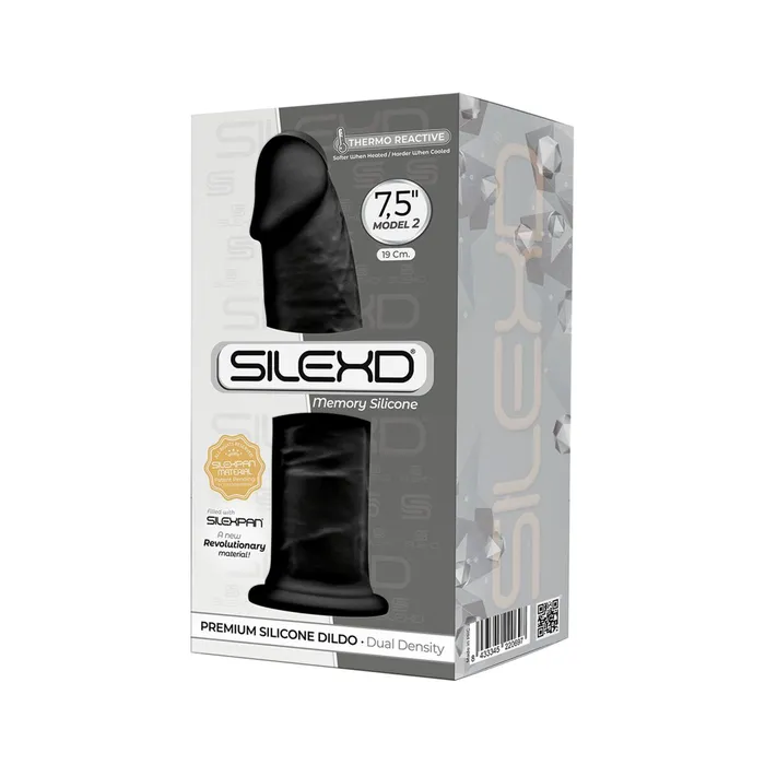 Dildo Realistico Silexd Nero | Silexd Dildos