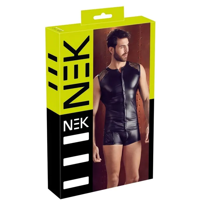 Dildos | NEK Shirt Skin-Tight Nera - Taglia S