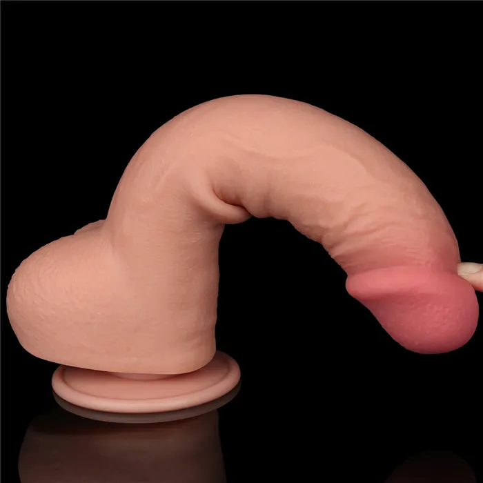 Fallo Scappellabile come un pene vero 9.5'' - Rosa Carne | Lovetoy Vibrators