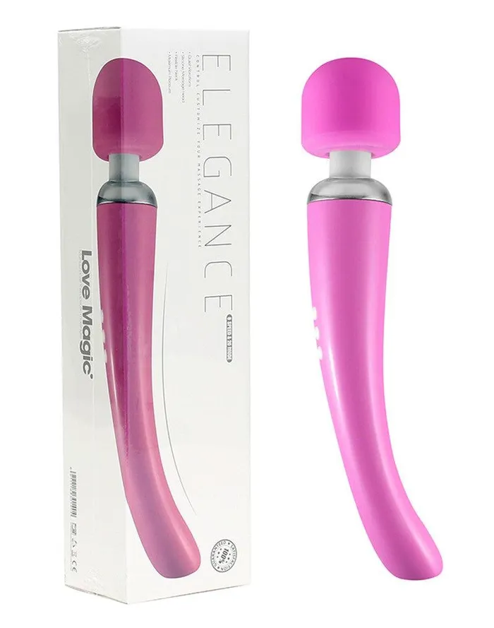 Love Magic Vibrators Elegance Wand Vibrator oplaadbaar Roze