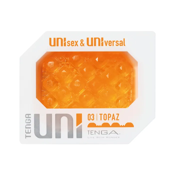 Male Sex Toys | Tenga Tenga - Uni 3 Topaz - Unisex Stroker Masturbator - Oranje