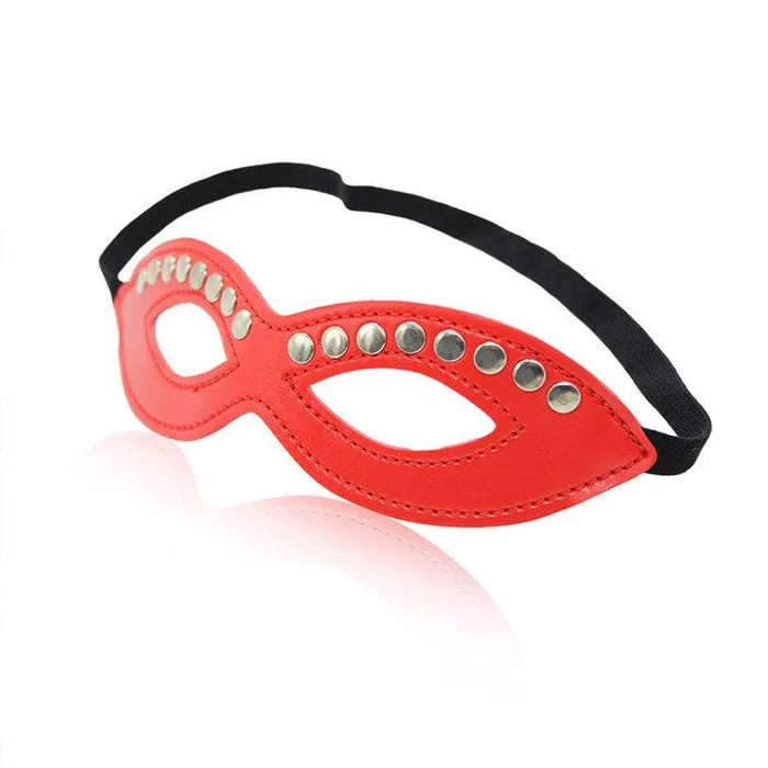 Masker Met Studs - Rood | Perfect Lover Vibrators