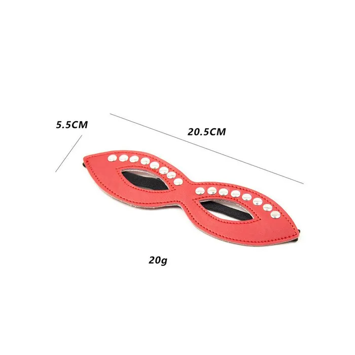 Masker Met Studs - Rood | Perfect Lover Vibrators