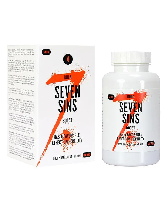 Morningstar Vibrators | Morningstar - Seven Sins Boost - Sperma Booster - 60 capsules