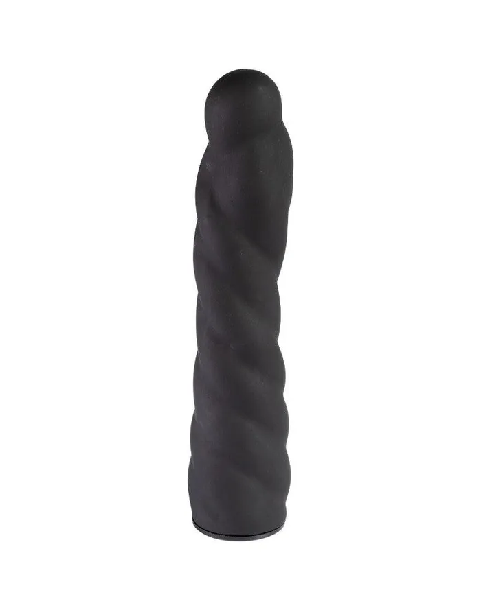 Rimba - Verwisselbare Dildo voor Strap-on - Zwart - Ø3.4 x 16 cm - 160 mm lengte - 34 mm diameter | Rimba Female Sex Toys