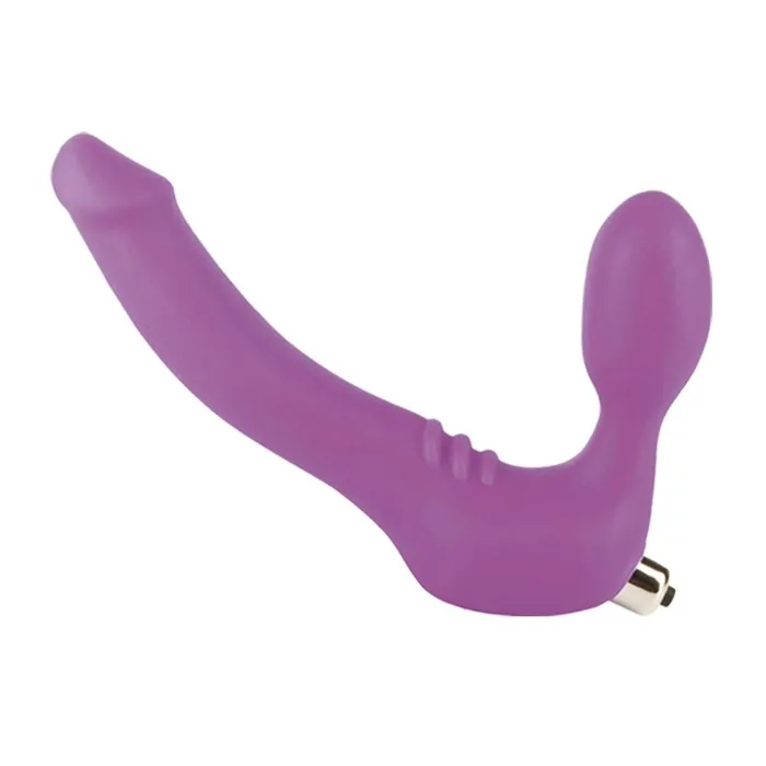 Strapless Strapon 10 modalit di vibrazione Taglia Small Colore Viola Si Novelties Female Sex Toys