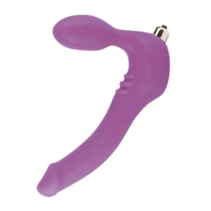 Strapless Strap-on 10 modalità di vibrazione, Taglia Small, Colore Viola | Si Novelties Female Sex Toys