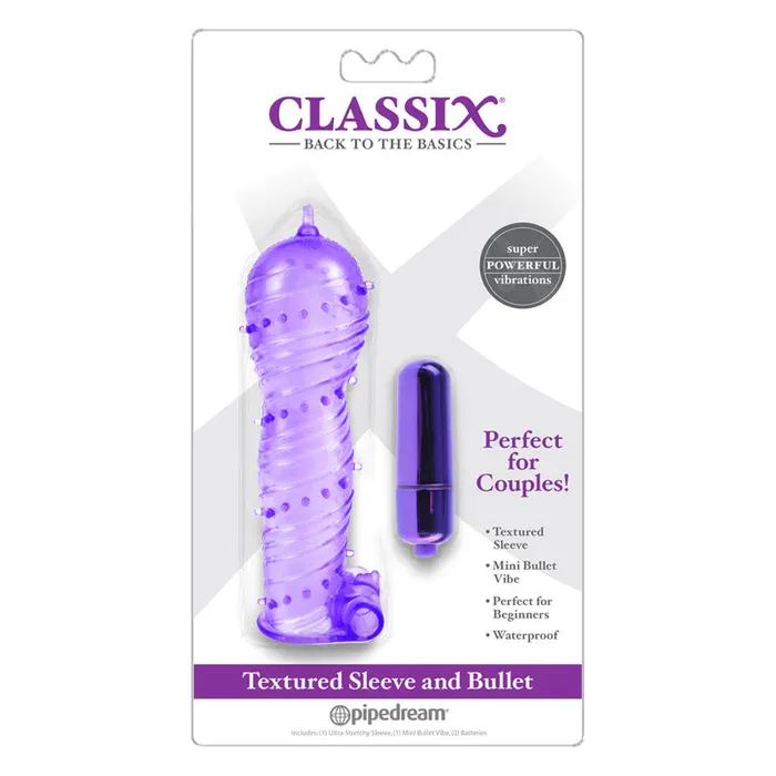 Textured Sleeve and Bullet Pipedream Male Sex Toys