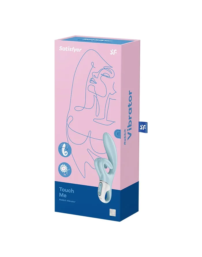 Vibrators | Satisfyer - Touch Me - Rabbit Vibrator - Lichtblauw - Satisfyer