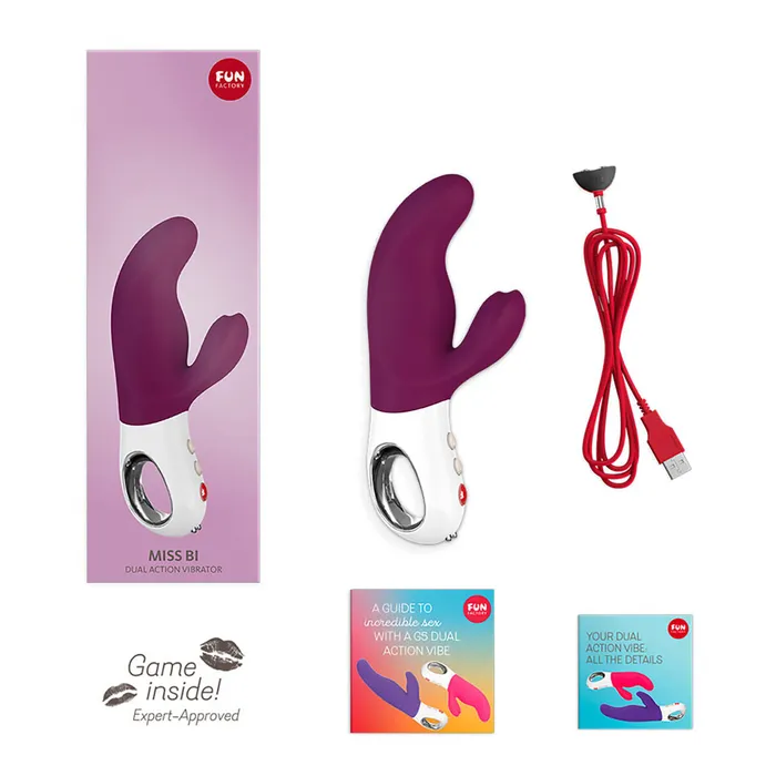 Vibrators | Vibratore Doppia Stimolazione Fun Factory Miss Bi Viola - Fun Factory