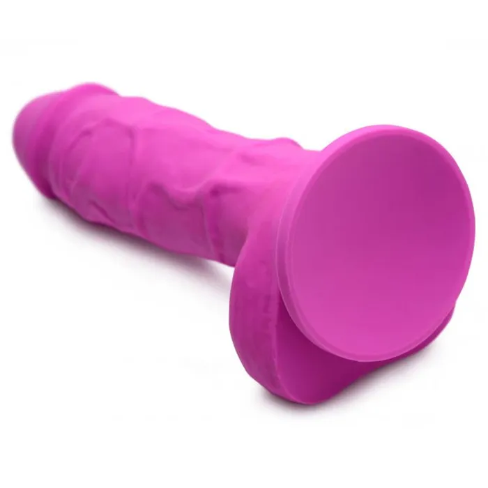 XR Brand Dildos | Power Pecker 7 Inch Silicone Dildo with Balls