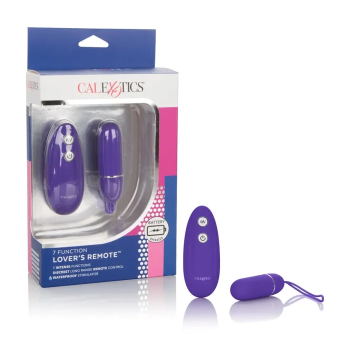 7-Function Lover's Remote - Purple | CalExotics Vibrators