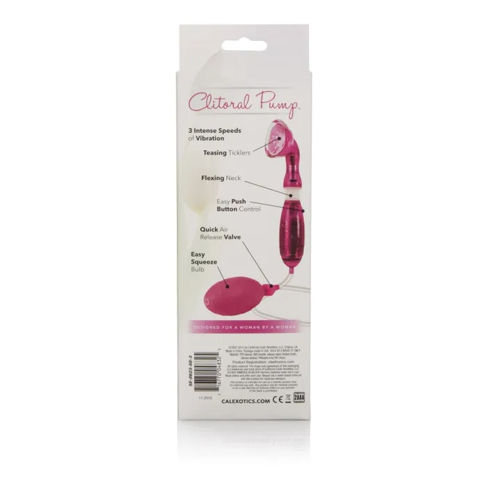 Advanced Clitoral Pump - Pink | CalExotics Female Sex Toys