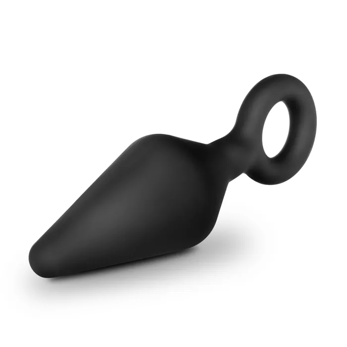 Anal Adventures Platinum - Silicone Loop Plug - - Black | Blush Anal