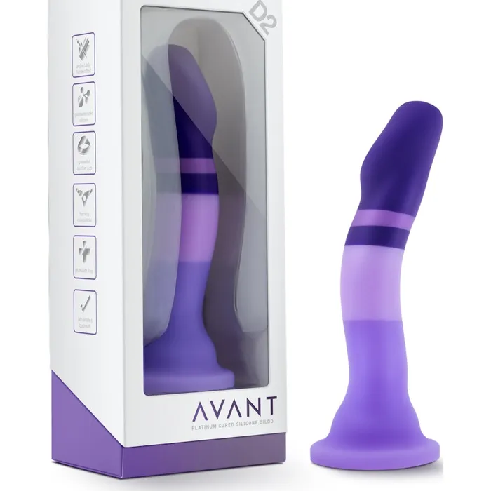 Avant D2 Purple Rain Silicone Dildo Avant Dildos