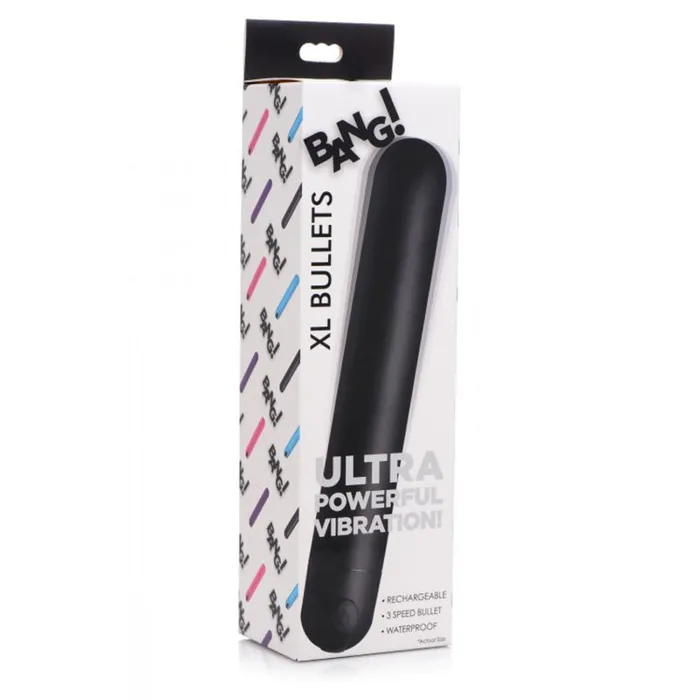 Bang XL Bullet Vibrator Black XR Brands Bang Vibrators