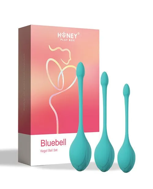 Bluebell Floral 3 Size & Weight Kegel Ball Exercise Set - Blue | Uc Global Trade INChoney Play B Female Sex Toys