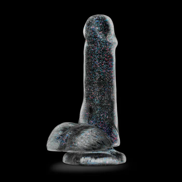 Blush Novelties Dildos Naturally Yours 6 Inch Glitter Cock Sparkling Clear