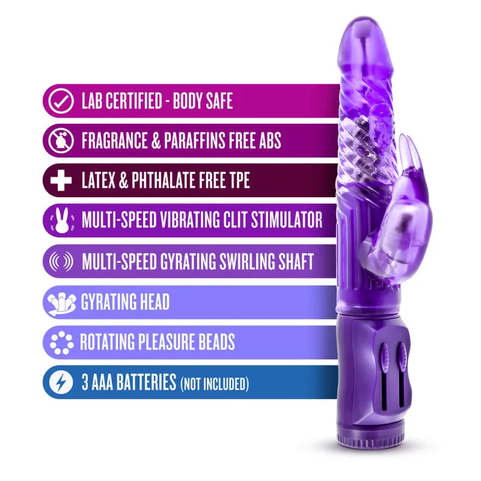 Blush Novelties Vibrators | B Yours - Beginner's Bunny - Purple