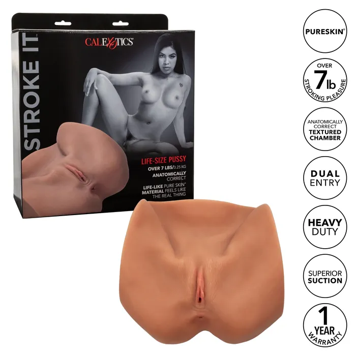 CalExotics Male Sex Toys | Stroke It Life-Size Pussy