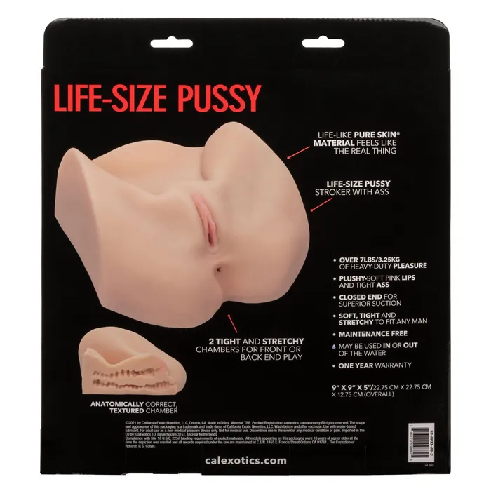 CalExotics Male Sex Toys | Stroke It Life-Size Pussy