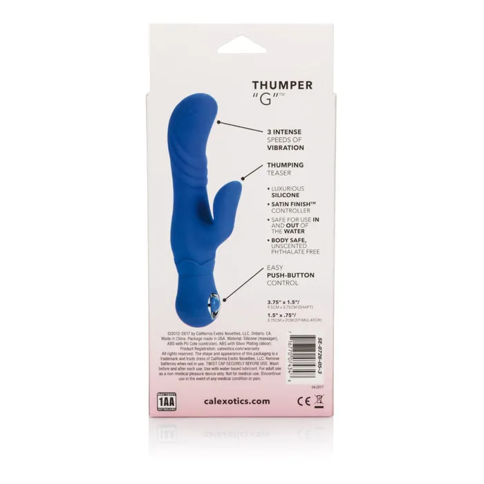 CalExotics Posh Silicone Thumper G - Blue | Vibrators