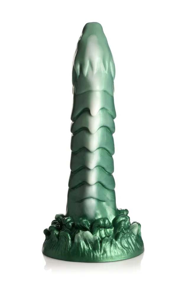 Cockness Monster Lake Creature Fantasy Ribbed DIldo | XR Brands Female Sex Toys