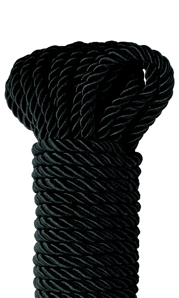 Couples Pipedream Fetish Fantasy Series Deluxe Silky Rope Black