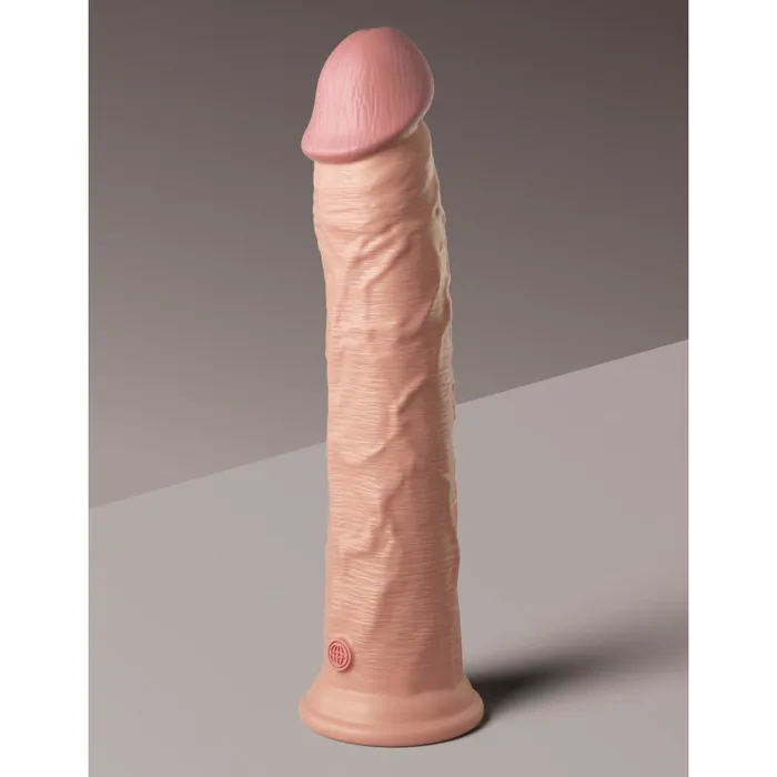 Dildos | Pipedream King Cock Elite 11 Inch Silicone Dual Density Cock - Light