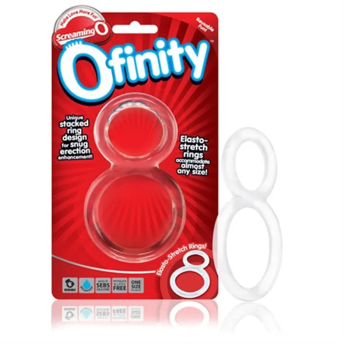 Dildos Screaming O Ofinity Double Ring Clear