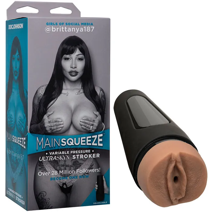 Doc Johnson Vibrators Main Squeeze brittanya187 Brown