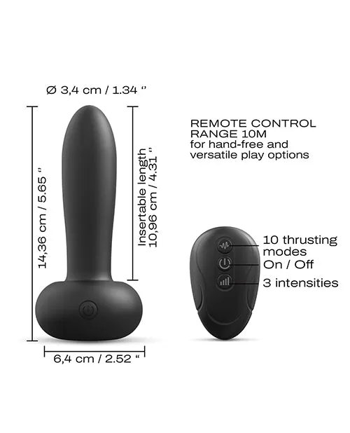 Dorcel Deep Thrust Revolutionary Anal Vibrator - Black | Lovely Planet Anal