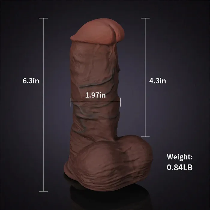 Female Sex Toys | Lovetoyshub 6.3-7.87Inch Lifelike Thick Silicone Dildo