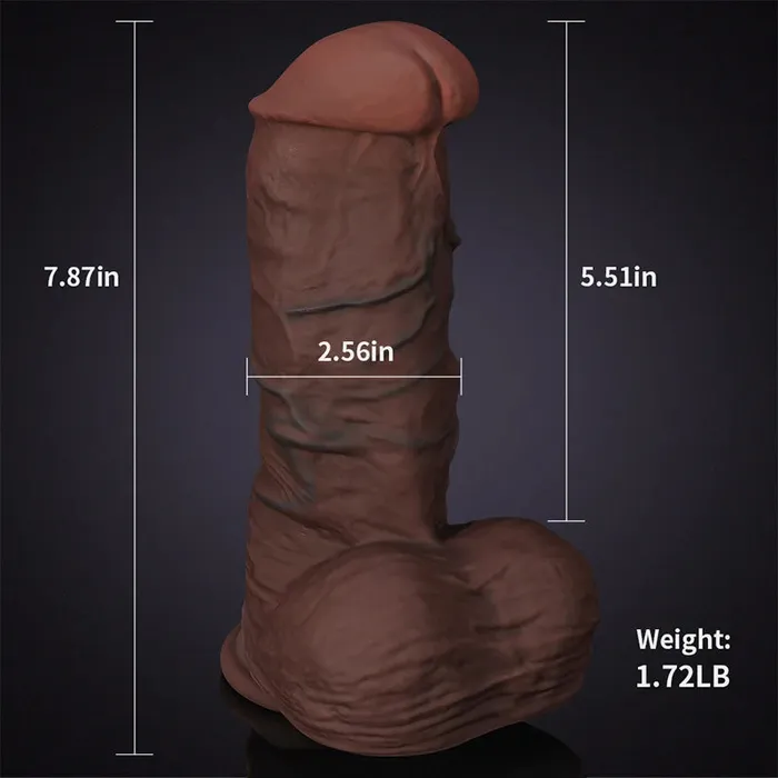 Female Sex Toys | Lovetoyshub 6.3-7.87Inch Lifelike Thick Silicone Dildo