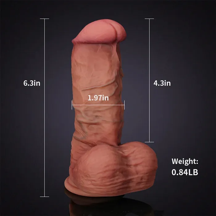 Female Sex Toys | Lovetoyshub 6.3-7.87Inch Lifelike Thick Silicone Dildo