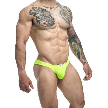 Female Sex Toys Malebasics MaleBasics JUSTIN SIMON Classic Bikini Neon Green XL