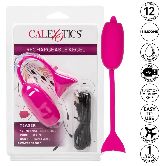 Female Sex Toys | Rechargeable Kegel Teaser - Pink - Calexotics