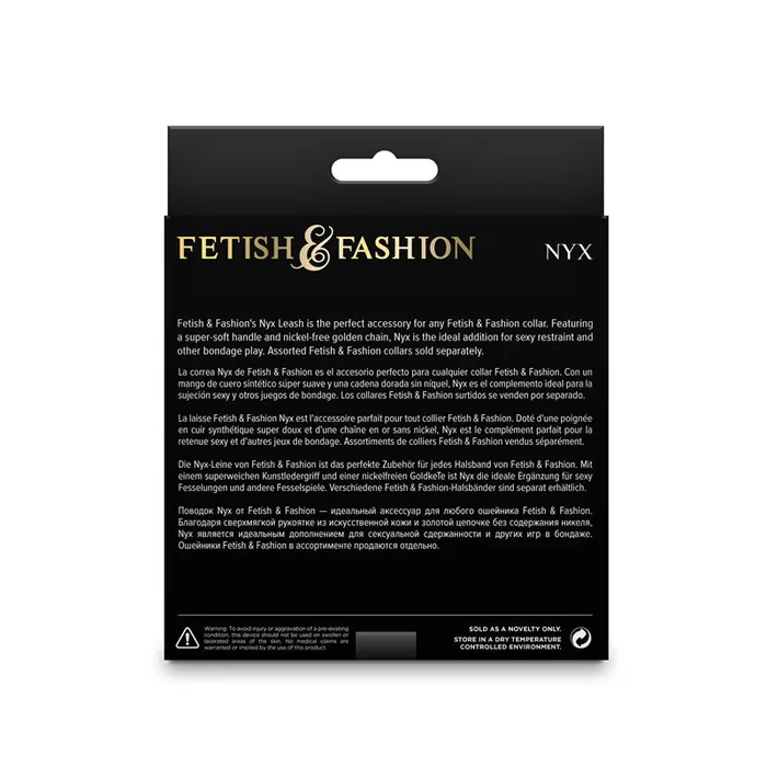 Fetish & Fashion - Nyx Leash-(nsn-1800-93ap) | NS Novelties Female Sex Toys