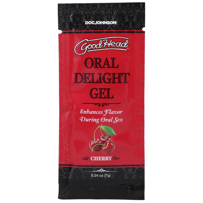 Goodhead Oral Delight Gel Cherry 024 Oz Doc Johnson Enhancers