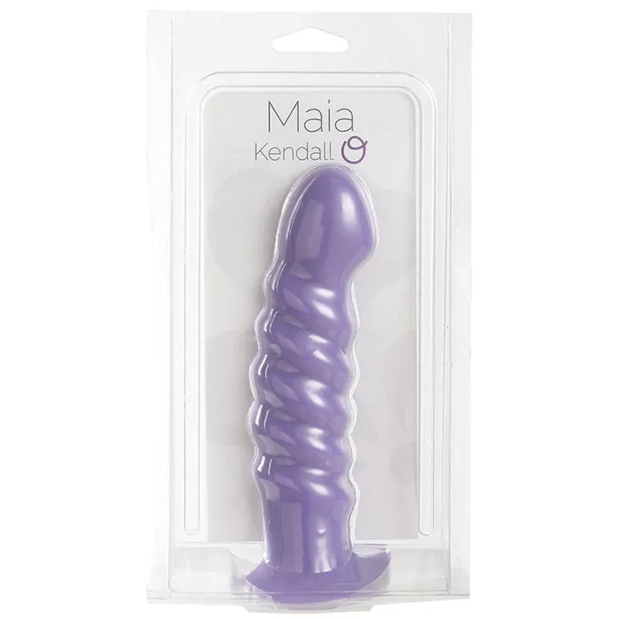 Holiday Dildos | Maia Kendall Silicone Swirl Dong-Neon Purple 8