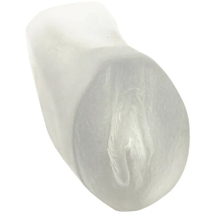 Male Sex Toys | Pipedream Pussy Stroker in a Bag - Frost