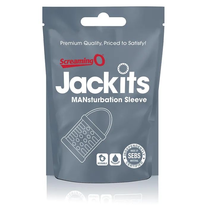 Male Sex Toys | Screaming O Jackits Mansturbation Sleeve - Each - Clear