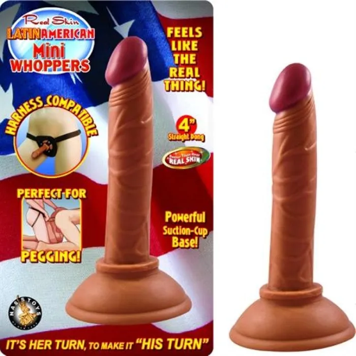 Nasstoys Dildos Latin American Mini Whoppers 4Inch Straight Dong Latin