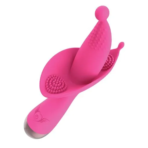 Nasstoys Vibrators | Passion Flower Bud Heat Up Massager Pink