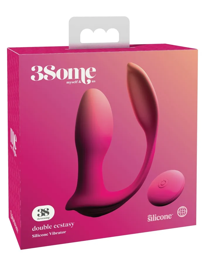 Pipedream 3some Double Ecstasy Silicone Vibrator - Pipedream | Female Sex Toys