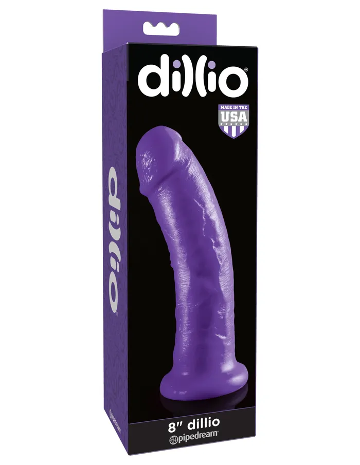 Pipedream Dildos | Dillio Purple - 8 Inch Dillio