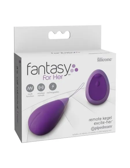 Pipedream Female Sex Toys | Fantasy For Her Remote Kegel Excite-her