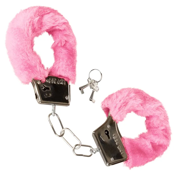 Playful Furry Cuffs Pink CalExotics Vibrators