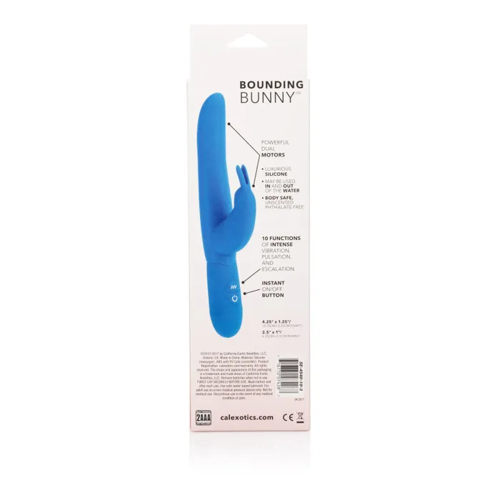 Posh 10-Function Silicone Bounding  Bunny -  Blue | CalExotics Vibrators